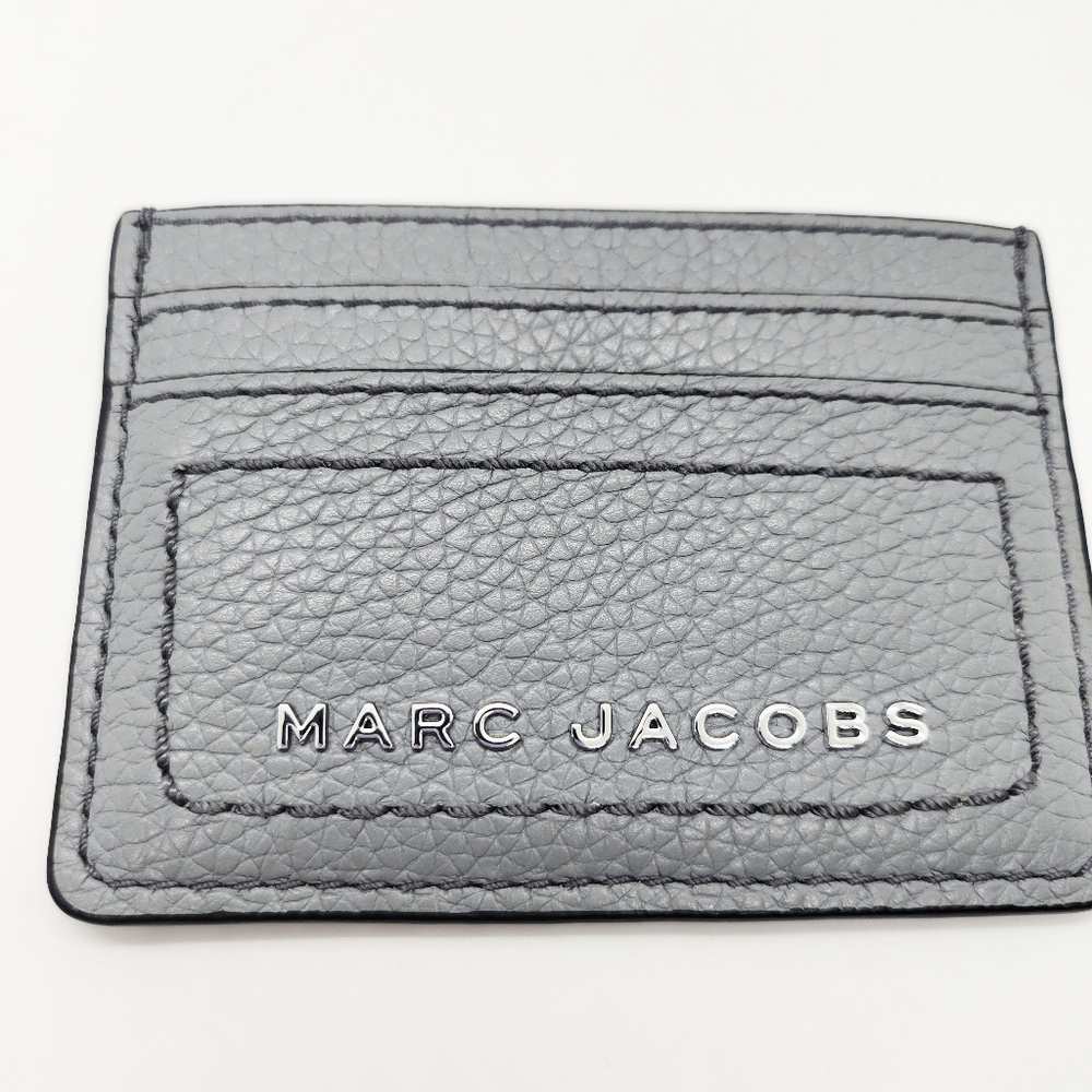 Marc Jacobs Gray Leather Card Case NWT - Picture 2 of 5